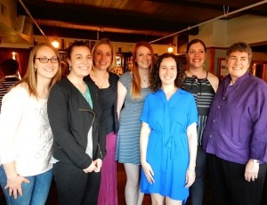 Me with many of my nieces: Left to right, Sheri Bean, Ellie Walters, Erin McGurn, Maggie Bean, Joanna Kenty, Bridget Elliott