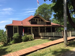 Elwell Hall on Great Diamond Island