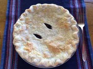 Maine wild blueberry pie. So sweet it doesn't need ice cream