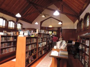 The gorgeous, historic Channing Chapel building in Winter Harbor, now the town's library