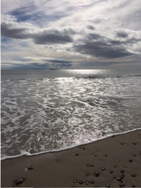 The clouds were still breaking up, which allowed for gorgeous light on the water