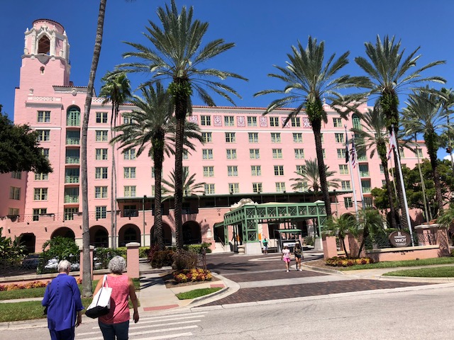 The Vinoy Hotel, built in 1925, abandoned in the 1970s, revived in the 1990s. A terrific conference venue.